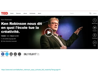 https://www.ted.com/talks/ken_robinson_says_schools_kill_creativity?language=fr
 