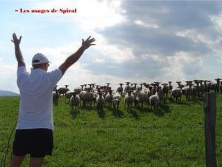 SuiteSuite
Contexte
– Les usages de Spiral
 