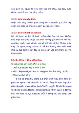 đIều trị đau | DOC