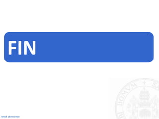 Shock obstructivo
FIN
 