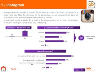 IV Estudio anual Comportamiento de los Españoles en Redes Sociales (Onlinesanita)