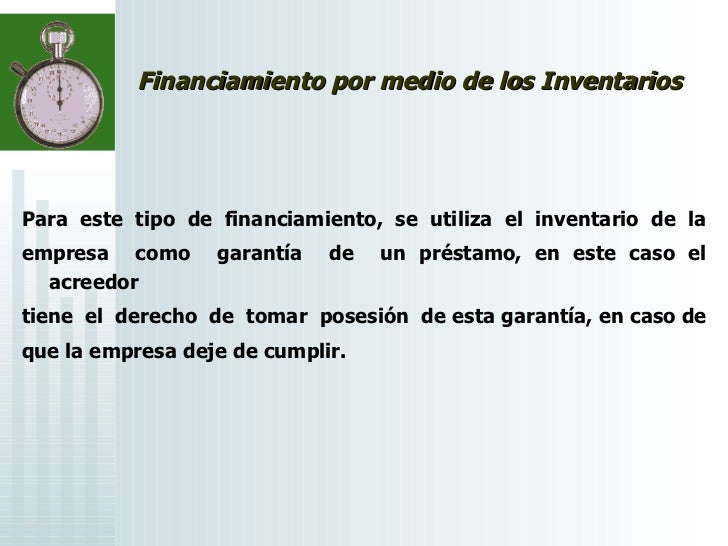 prestamos en el extranjero y financiamiento por medio del inventario prestamos en el extranjero y financiamiento por medio del inventario