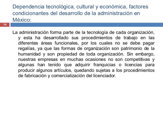 Iv. la administracion en mexico