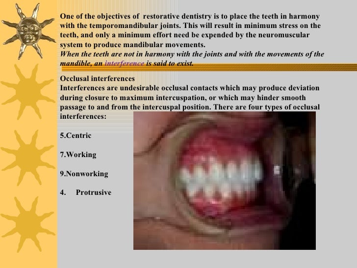Iv.tooth prep v. occlusion