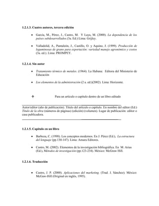 Ivª 2 clase normas apa
