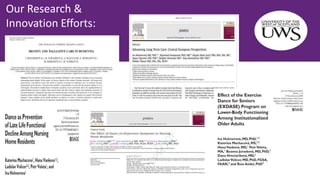 Our Research &
Innovation Efforts:
 