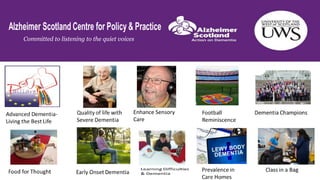 Committed to listening to the quiet voices
Enhance Sensory
Care
 