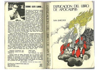 Ivan barchuck. explicacion del libro de apocalipsis