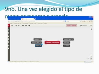 9no. Una vez elegido el tipo de 
mapa comenzar a crearlo. 
 