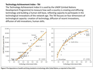 9
Technology Achievement Index - TAI
The Technology Achievement Index it is used by the UNDP (United Nations
Development P...