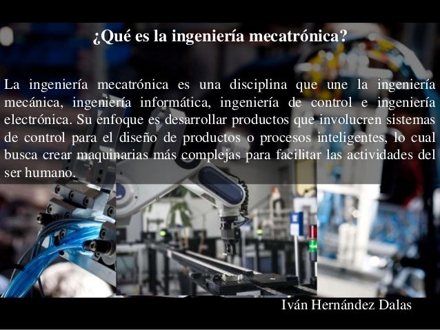 Diferencia Entre Ingenieria Electromecanica Y Mecatronica