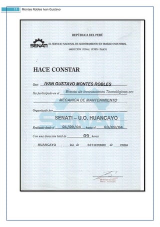 11 Montes Robles Ivan Gustavo
 