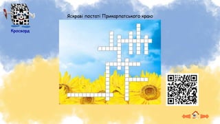 Яскраві постаті Прикарпатського краю
 