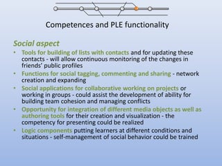 courageSocial competencescreate/maintain contacts