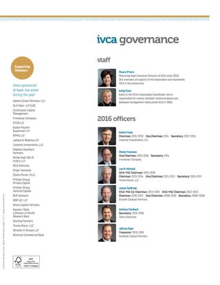 2016 IVCA Viewpoint - The Art+Science of Investing in Private Companies