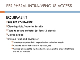 IV cannulation 2012.ppt for information and procedure on iv | PPT