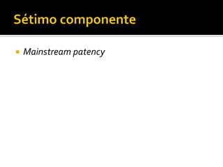    Mainstream patency
 