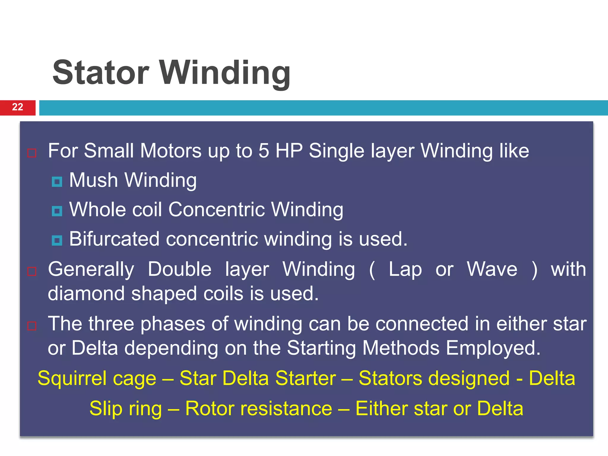 UNIT IV design of Electrical Apparatus | PPT