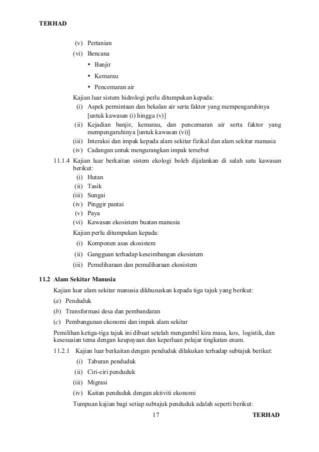 Contoh kerja kursus geografi aspek 1 hingga 7 pmr 2013 