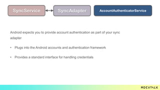 AccountAuthenticatorServiceSyncService SyncAdapter
 