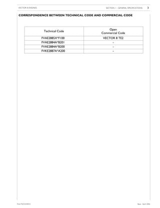 Iveco vector 8 diesel engine workshop manual | PDF