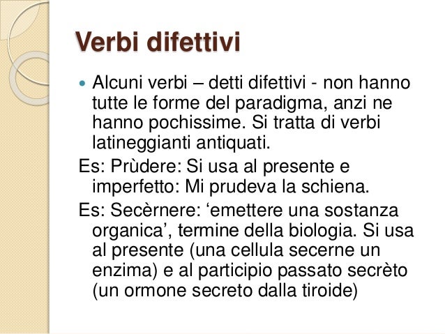 Participio Passato Del Verbo Prudere