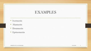 Ivermection Mechanism of action | PPTX