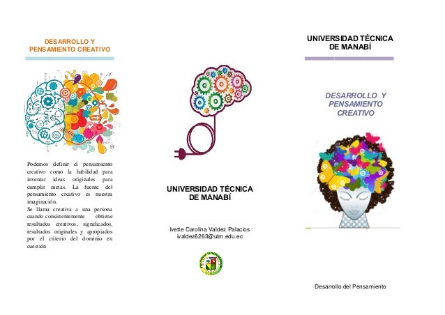 Desarrollo del pensamiento creativo IVETTE VALDEZ