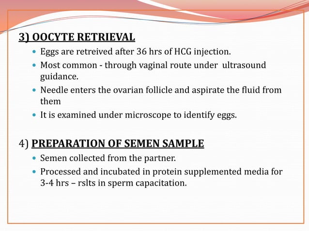 In Vitro Fertilization PPT