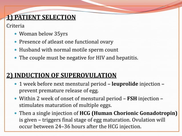 In Vitro Fertilization PPT