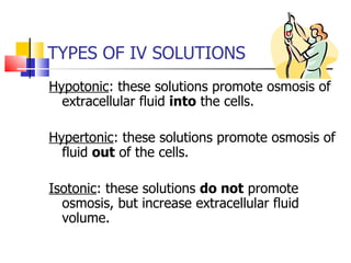 Iv fluids | PPT