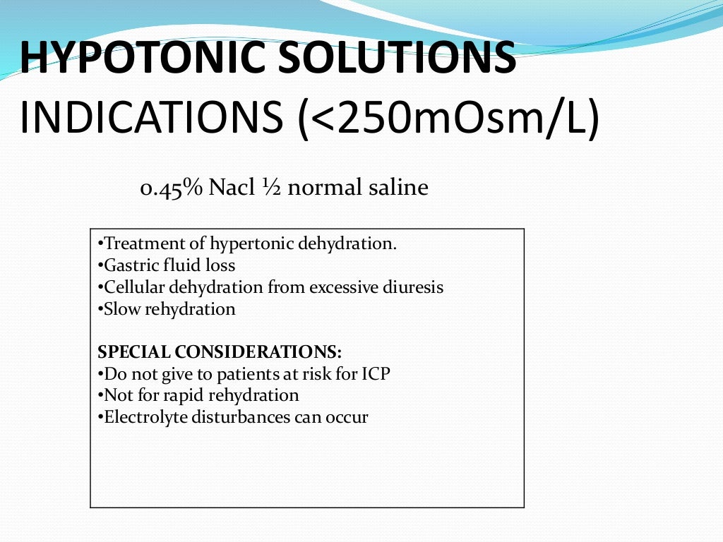 Iv fluids TYPES OF IV FLIUDS
