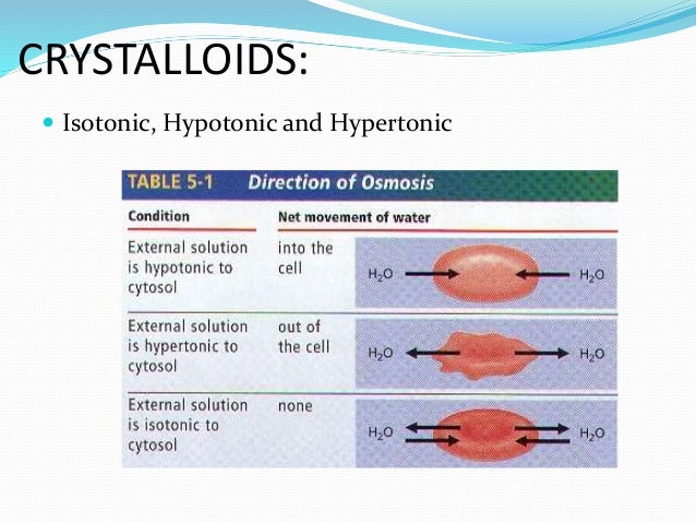 iv fluid types