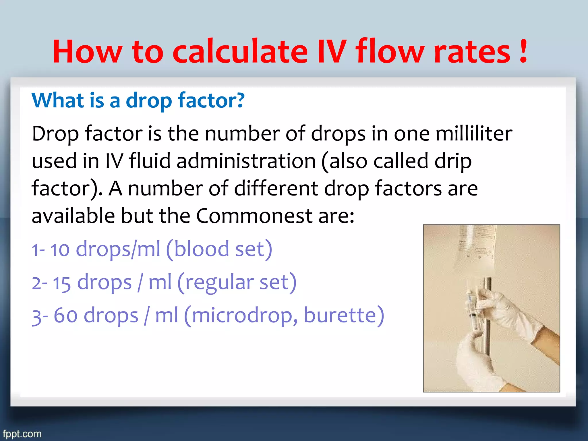 Iv fluid therapy (types, indications, doses calculation) | PPT