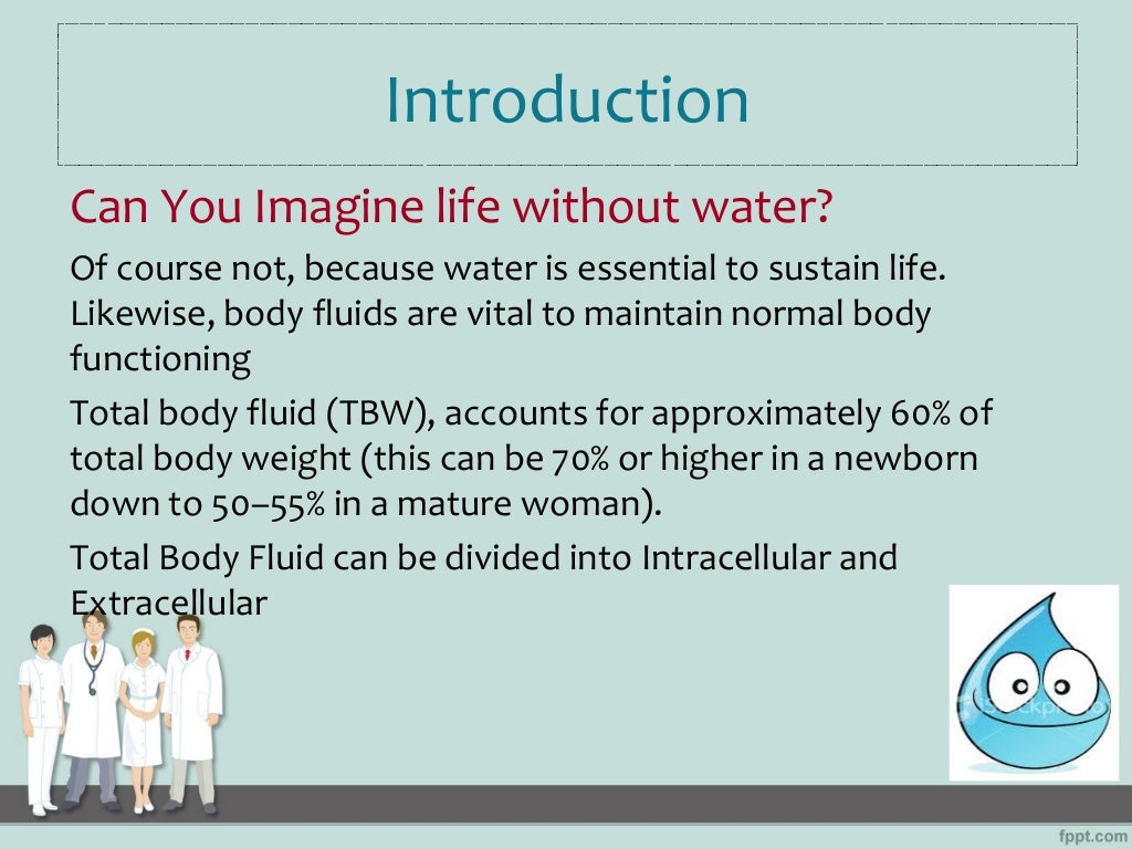 Iv fluid therapy (types, indications, doses calculation)