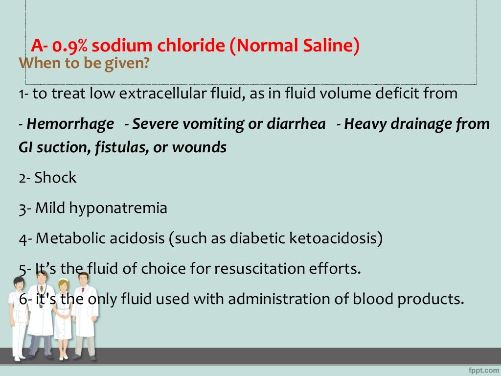 Iv fluid therapy (types, indications, doses calculation)