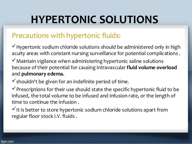 Difference between isotonic hypotonic and hypertonic iv
