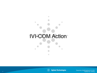 IVI-COM Action
TestExec SL Training
Sequences, Multithreading & IVI-COM
1
 