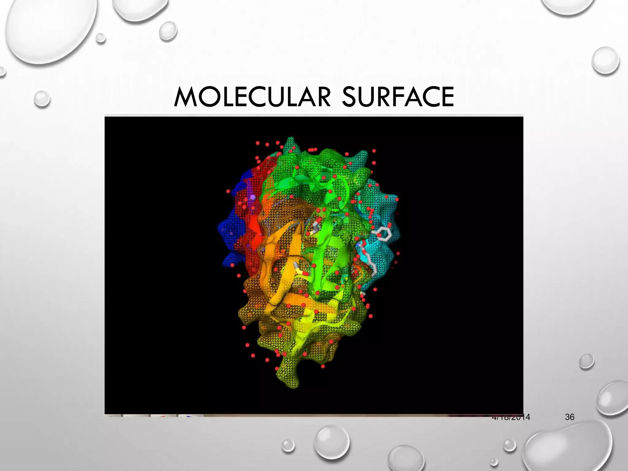 MOLECULAR SURFACE
4/18/2014 36
 