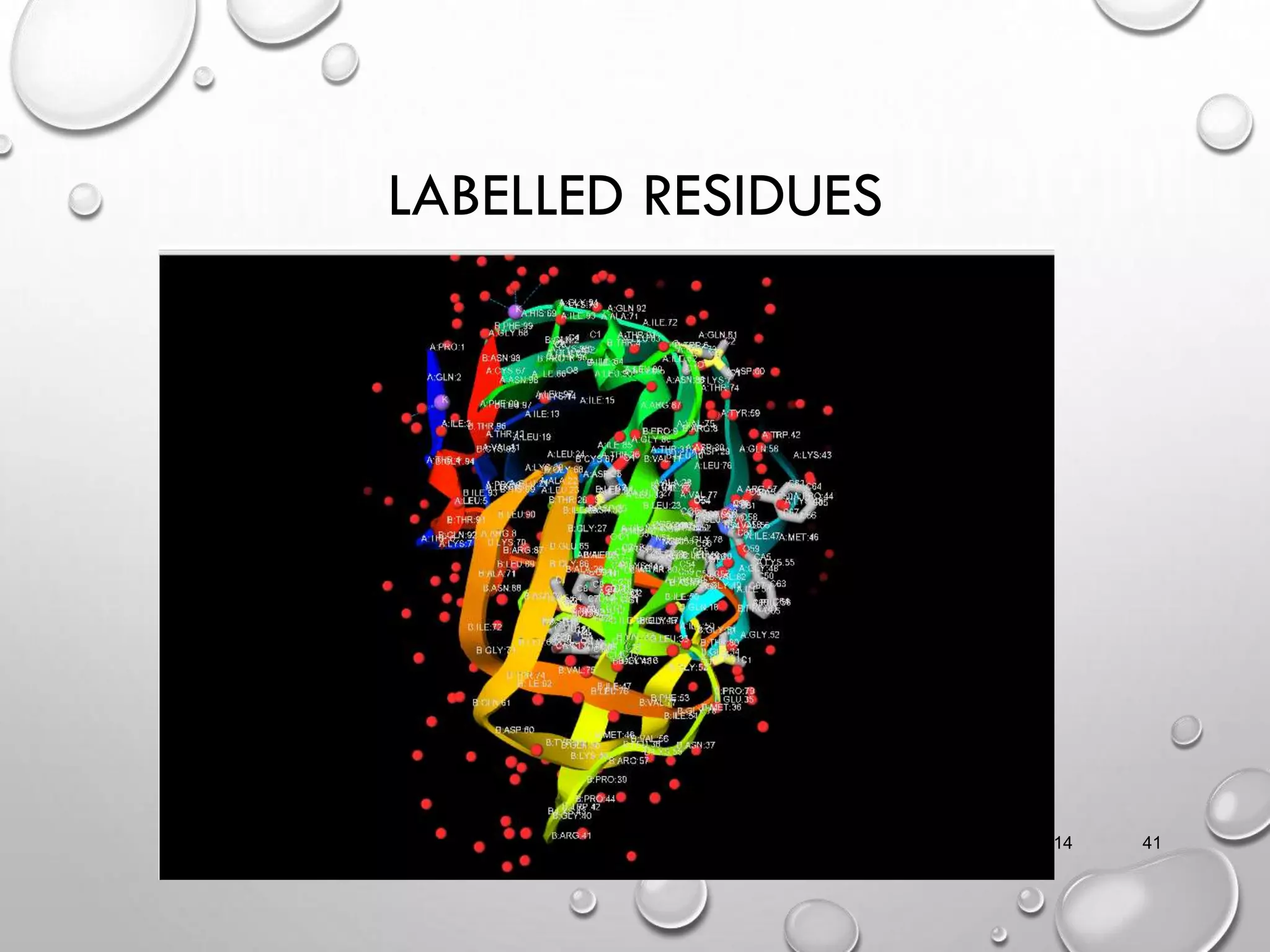 LABELLED RESIDUES
4/18/2014 41
 
