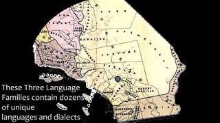 These Three Language
Families contain dozens
of unique
languages and dialects
 