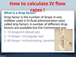 Advance Nursing : Intravenous infusions, IV fluids | PPT