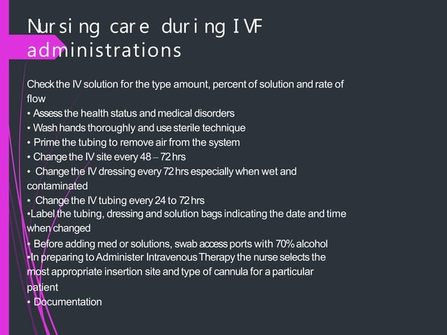 Iv infusion ppt | PPTX