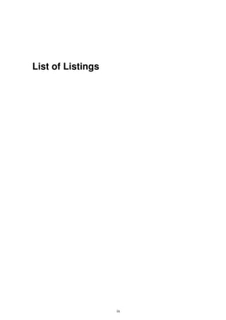 List of Listings
ix
 