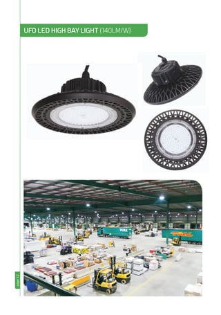 page12
UFO LED HIGH BAY LIGHT (140LM/W)
 