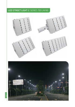 page22
LED STREET LIGHT (E SERIES 150 LM/W)
 