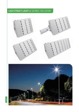 page24
LED STREET LIGHT (E SERIES 120 LM/W)
 
