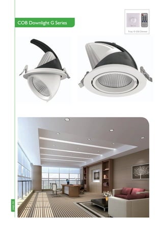 page66
COB Downlight G Series
page66
Triac/ 0-10V Dimmer
 