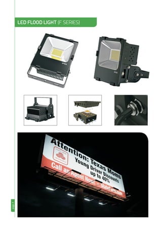page4
LED FLOOD LIGHT (F SERIES)
 