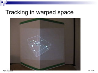Tracking in warped space 